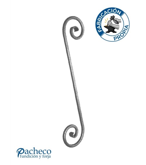 Ese Forjada Alargada con Acabado Lengua Redondo 20 mm