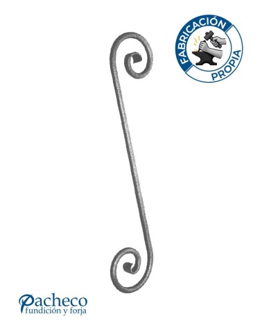 Ese Forjada Alargada con Acabado Lengua Redondo 20 mm