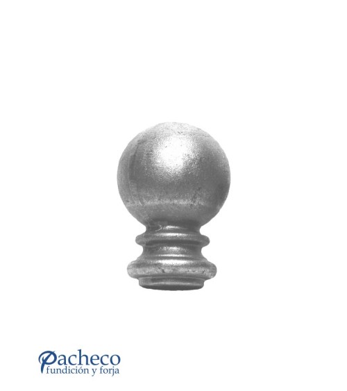Remate de Forja de Bola con Base Redonda 45-55-70-90 mm