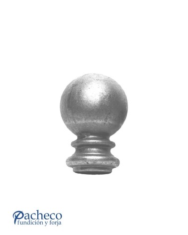 Remate de Forja de Bola con Base Redonda 45-55-70-90 mm