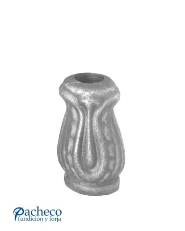 Macolla de Forja Labrada para Redondo 16 mm