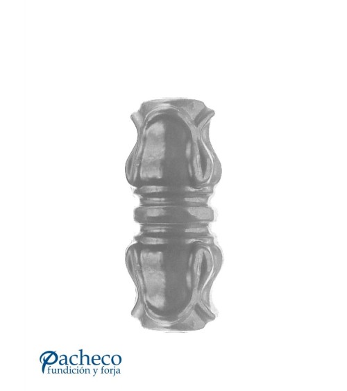 Macolla de Forja Doble Machada para Redondo 16 mm