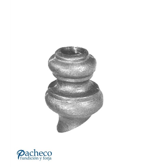 Macolla de de Forja Ingleteada Lisa para Redondo 14-16 mm