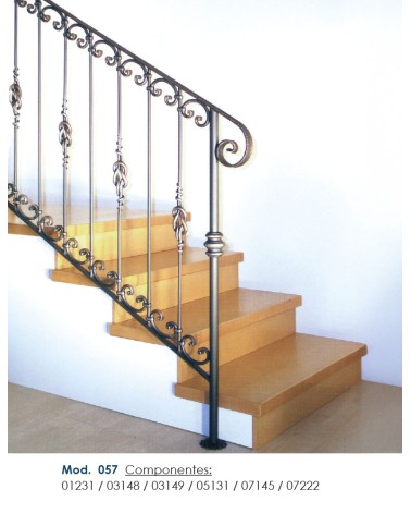 Macolla de Forja con Triple Anillo para Redondo 30-40 mm y para Cuadrado 25-30 mm