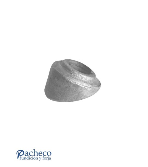 Macolla de Forja Ingleteada Simple para Redondo 16-20 mm