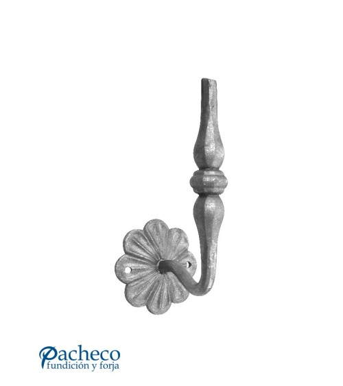 Soporte para Escalera con Base de Flor Redondo 14 mm