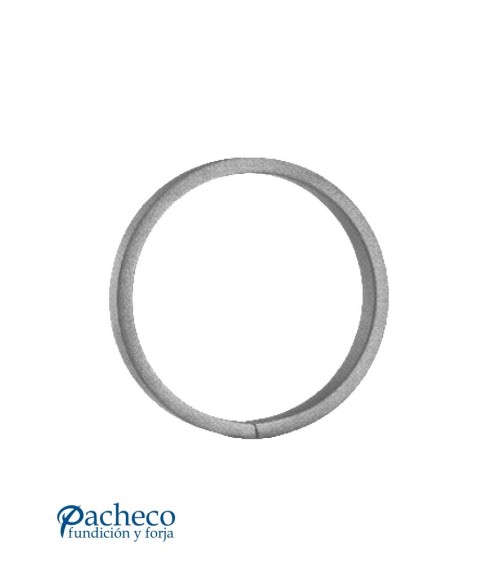 Aro de Forja Liso Pletina 14x6 - 16x6 mm