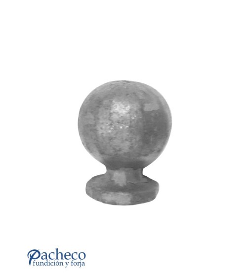 Remate de Forja de Bola con Base Redonda 20-40-45-50 mm