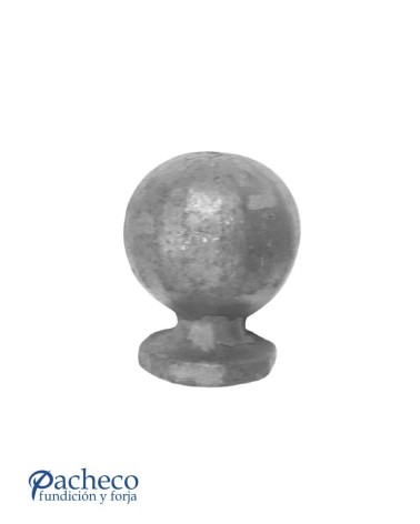 Remate de Forja de Bola con Base Redonda 20-40-45-50 mm