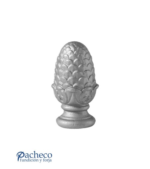 Remate de Forja de Piña con Base Redonda 25-55-70 mm