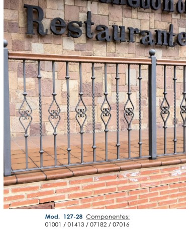 Remate de Forja de Bola con Base Cuadrada 25-40-60-80-100 mm