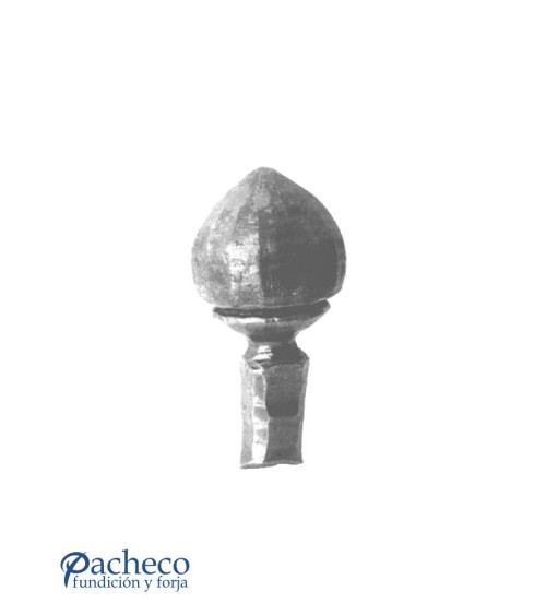 Remate de Forja con Base cuadrada 25 mm