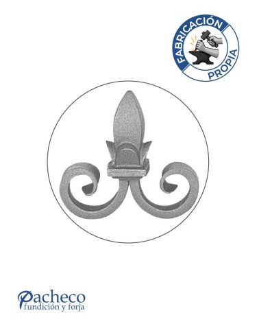 Remate de Forja con Punta Central Pletina 20x10 mm