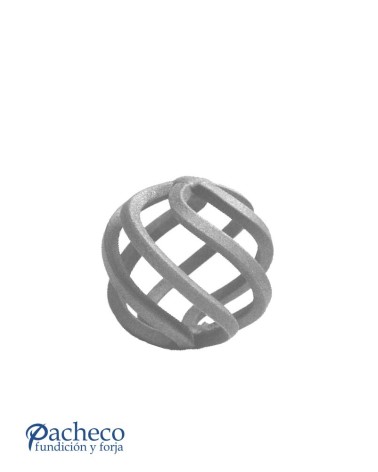 Remate de Forja de Bola 70x70 mm