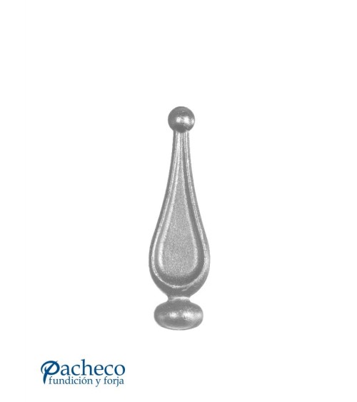 Lanza de Forja de Punta Redonda con Base Redonda 28-30 mm