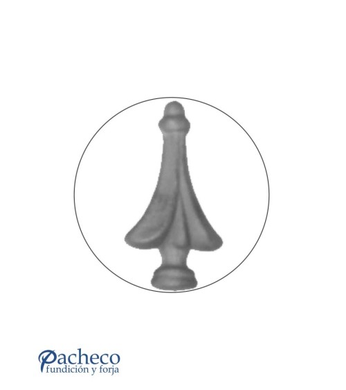 Lanza de Forja con Base Redonda 20-25-38 mm