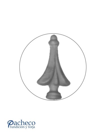 Lanza de Forja con Base Redonda 20-25-38 mm