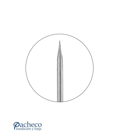 Lanza de Forja con Punta Afilada con Base Redonda 14-16-20 mm