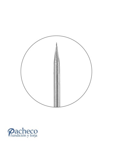 Lanza de Forja con Punta Afilada con Base Redonda 14-16-20 mm