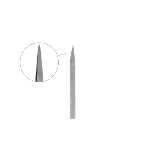 Lanza de Forja con Punta Afilada con Base Cuadrada 14-16-20 mm