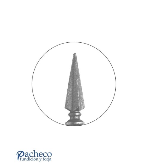 Lanza de Forja con Punta con Base Redonda 32 mm