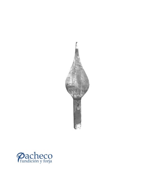 Lanza de Forja de Hoja Chafada con Base Cuadrada 14-16-20 mm