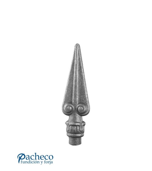 Lanza de Forja de Punta con Base Cuadrada 22 mm