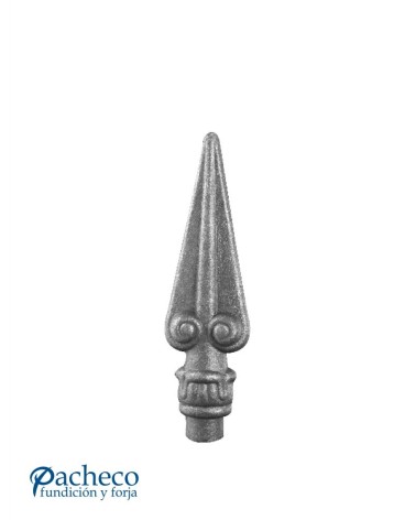 Lanza de Forja de Punta con Base Cuadrada 22 mm