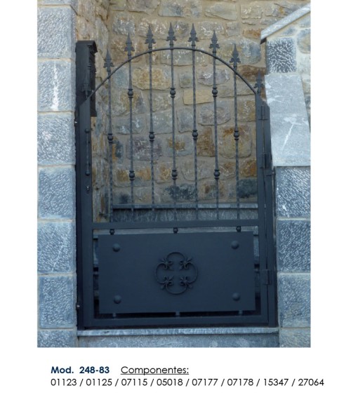 Lanza de Forja en Punta con Base Redonda 16-12 mm