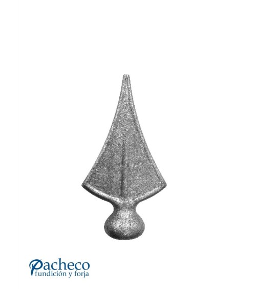 Lanza de Forja en Punta con Base Redonda 31 mm