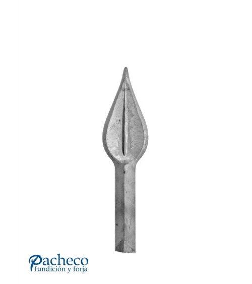 Lanza de Forja de Hoja con Base Cuadrada 16 mm