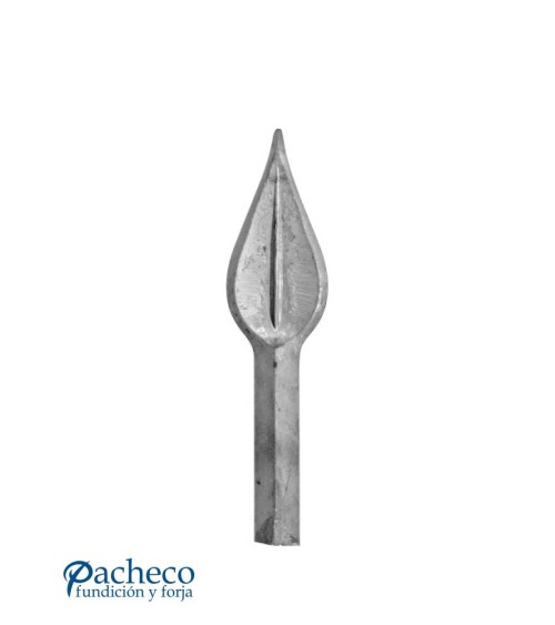 Lanza de Forja de Hoja con Base Cuadrada 20 mm