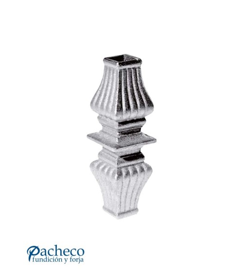 Macolla de Hierro Fundido Simétrica Estampada para Cuadrado 16 - 20 mm