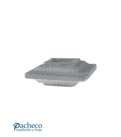 Macolla de Hierro Fundido Plana para Cuadrado 16 mm