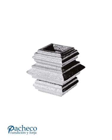 Macolla de Hierro Fundido Cuadrada para Cuadrado 12- 14 - 16 - 20 mm