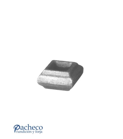 Macolla de Forja Simple Cuadrada para Cuadrado 14-16-20 mm