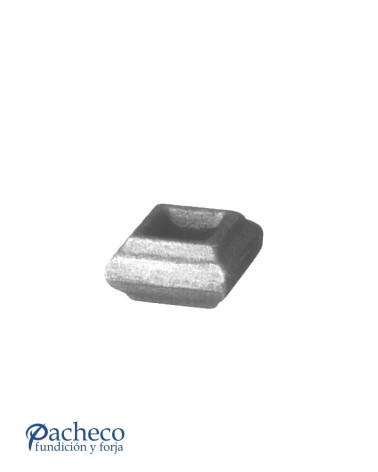 Macolla de Forja Simple Cuadrada para Cuadrado 14-16-20 mm
