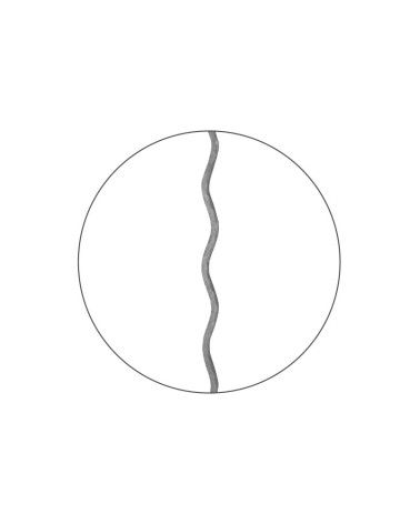 Balaustre Forjado Curvilíneo Martillado Cuadrado 14 mm