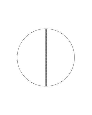 Balaustre Forjado Martillado Cuadrado 14 mm