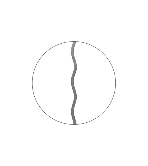 Balaustre Forjado Curvilíneo Cuadrado 14 mm