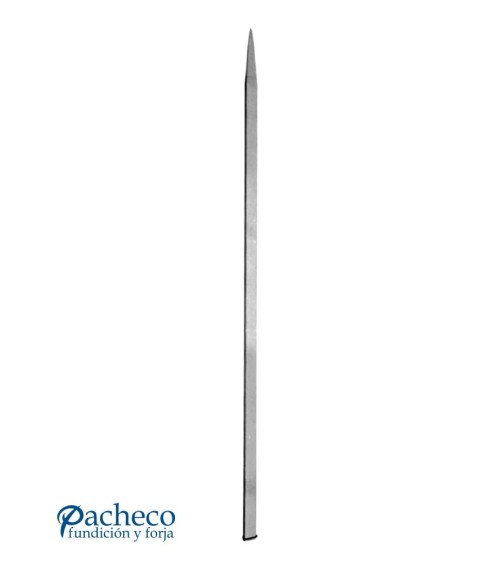 Balaustre Lanza de Forja Cuadrado 16 mm