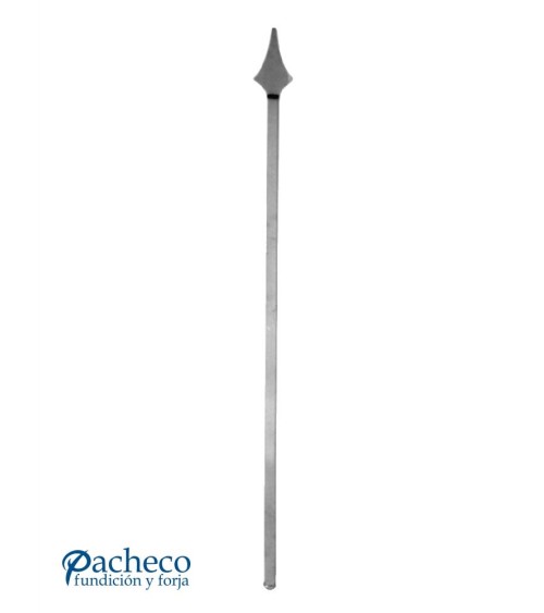 Balaustre Lanza de Forja Punta Espada Cuadrado 16 mm