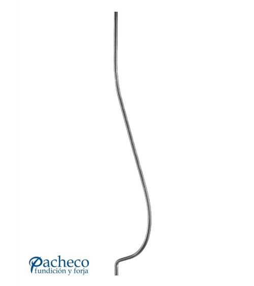 Jabalcones de Forja Liso Redondo 14 mm