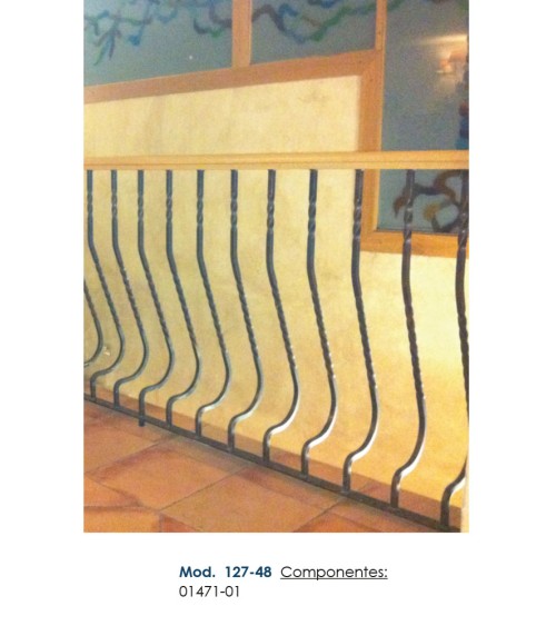 Jabalcones de Forja Entorchado Cuadrado 14 mm