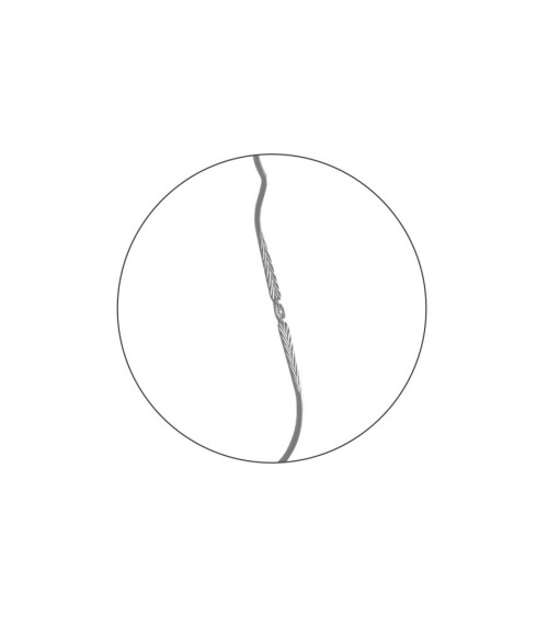 Jabalcones de Forja Quebrado con Espiga Central Redondo 14 mm