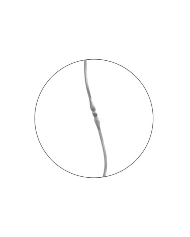 Jabalcones de Forja con Lágrima Central Cuadrado 14 mm