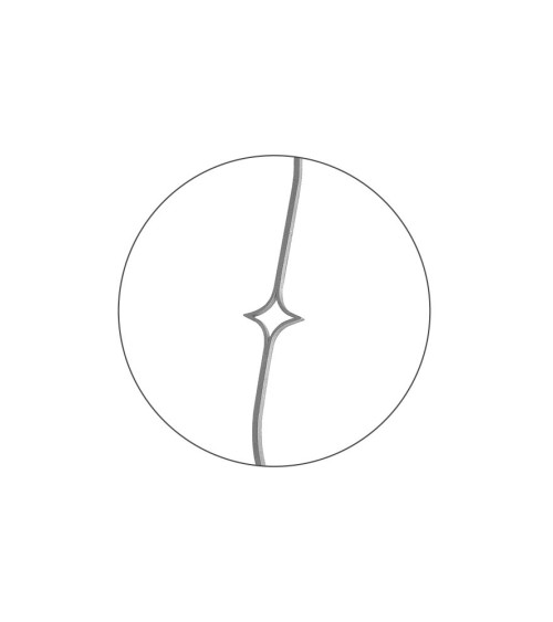 Jabalcones de Forja con Rombo Central Cuadrado 16 mm