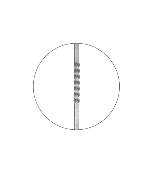 Balaustre Forjado Entorchado 900 mm alto Cuadrado 12-14-16-20 mm