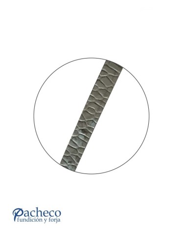 Pasamanos de Forja Labrado Tipo Adoquín Pletina 30x6 mm
