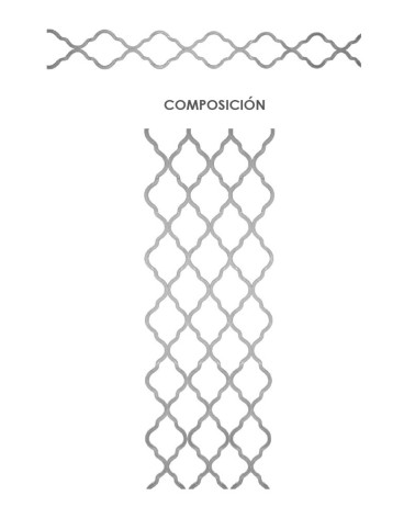 Montante de Forja Ondulado Cuadrado 12 mm